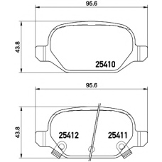 8DB 355 020-751 HELLA PAGID Комплект тормозных колодок, дисковый тормоз