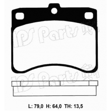 IBD-1605 IPS Parts Комплект тормозных колодок, дисковый тормоз