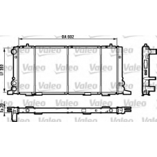 819260 VALEO Радиатор, охлаждение двигателя