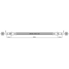 VBH958 MOTAQUIP Тормозной шланг