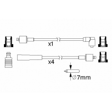 0 986 357 172 BOSCH Комплект проводов зажигания