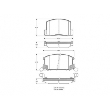 363702160744 MAGNETI MARELLI Колодки тормозные