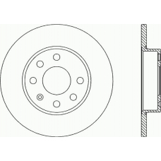 BDR1967.10 OPEN PARTS Тормозной диск