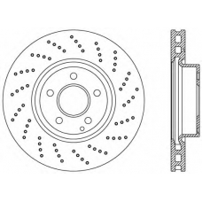 BDR2419.25 OPEN PARTS Тормозной диск