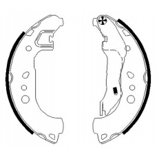 8DB 355 022-131 HELLA PAGID Комплект тормозных колодок