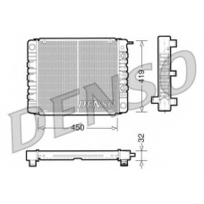 DRM33002 DENSO Радиатор, охлаждение двигателя