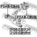FDAB-CBVB FEBEST Подвеска, рычаг независимой подвески колеса