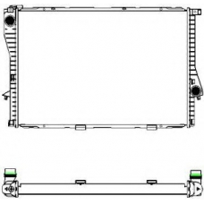 3011-1014 SAKURA  Automotive Радиатор, охлаждение двигателя