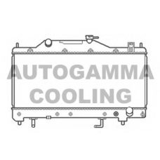 103814 AUTOGAMMA Радиатор, охлаждение двигателя
