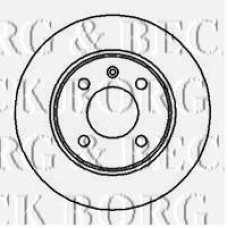 BBD4021 BORG & BECK Тормозной диск