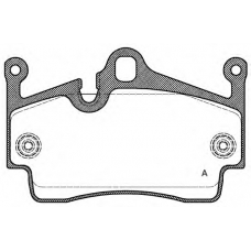 BPA1191.00 OPEN PARTS Комплект тормозных колодок, дисковый тормоз