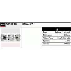 DC83240 DELCO REMY Тормозной суппорт