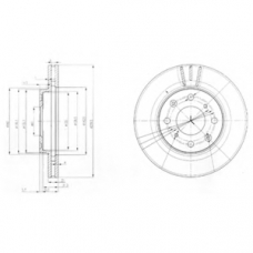 BG3794 DELPHI Тормозной диск