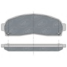 SP 277 PR SCT Комплект тормозных колодок, дисковый тормоз