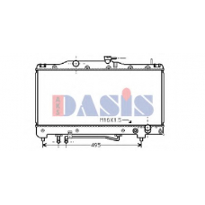210510N AKS DASIS Радиатор, охлаждение двигателя