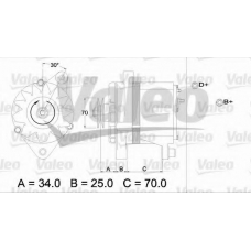 436117 VALEO Генератор