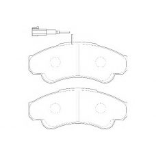 WBP23919A WAGNER LOCKHEED Комплект тормозных колодок, дисковый тормоз