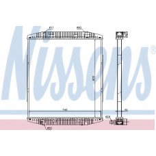 619730 NISSENS Радиатор, охлаждение двигателя