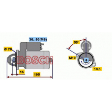 0 001 116 006 BOSCH Стартер