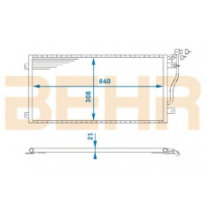 7004549 BEHR Condenser