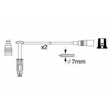 0 986 356 311 BOSCH Комплект проводов зажигания