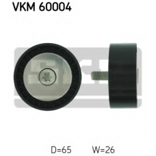 VKM 60004 SKF Паразитный / ведущий ролик, поликлиновой ремень
