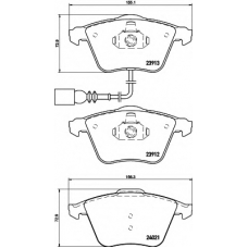 8DB 355 015-971 HELLA Комплект тормозных колодок, дисковый тормоз