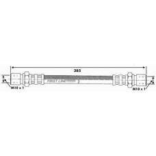 FBH6139 FIRST LINE Тормозной шланг