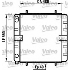 731446 VALEO Радиатор, охлаждение двигателя