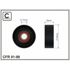 01-98 CAFFARO Натяжной ролик, поликлиновой  ремень