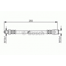 1 987 481 160 BOSCH Тормозной шланг