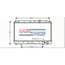 0501901 KUHLER SCHNEIDER Радиатор, охлаждение двигател