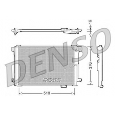 DCN17005 DENSO Конденсатор, кондиционер