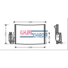 0621101 KUHLER SCHNEIDER Конденсатор, кондиционер