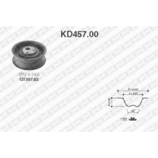 KD457.00 SNR Комплект ремня грм