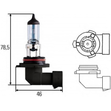 8GH 005 636-121 HELLA Лампа накаливания, фара дальнего света; Лампа нака