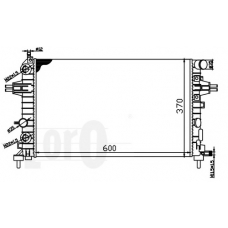 037-017-0046 LORO Радиатор, охлаждение двигателя