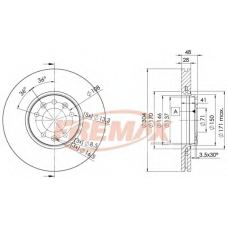 BD-4755 FREMAX Тормозной диск