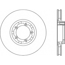 BDA1182.20 OPEN PARTS Тормозной диск