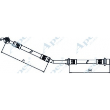 HOS4076 APEC Тормозной шланг