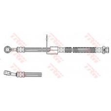 PHD958 TRW Тормозной шланг