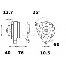 MG 585 MAHLE Генератор