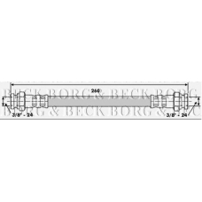 BBH6210 BORG & BECK Тормозной шланг