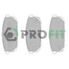 5000-1736 PROFIT Комплект тормозных колодок, дисковый тормоз