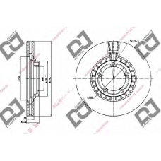 BD1256 DJ PARTS Тормозной диск