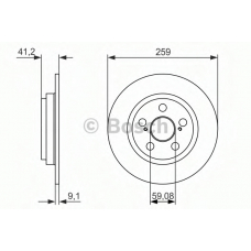 0 986 479 766 BOSCH Тормозной диск