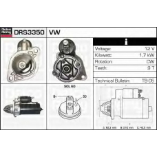 DRS3350 DELCO REMY Стартер