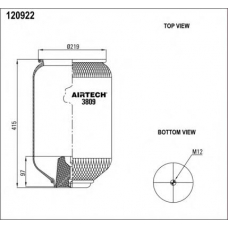 3809 T Airtech Кожух пневматической рессоры