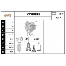 VW8088 SNRA Генератор