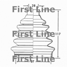 FCB2331 FIRST LINE Пыльник, приводной вал